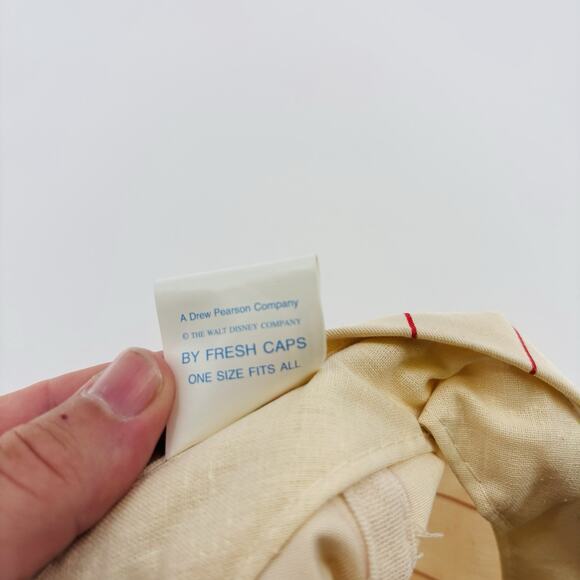 Vintage MICKEY UNLIMITED Mickey Mouse M Logo Elastic Back Hat Cap Disney Child - Picture 6 of 6